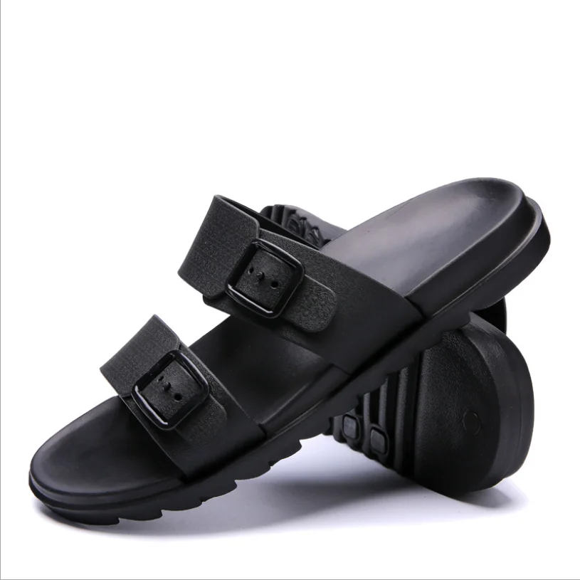Y50 Dizaineris Vasaros Sandalai Žmogaus Odos Pagrindinio EVA Apačioje Atsitiktinis Namas Minkštas Šlepetes Lauko Paplūdimio batų