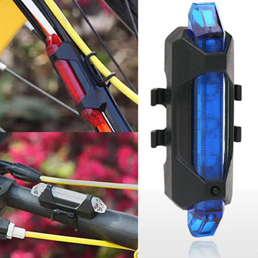 Naujas 5 Led USB Įkrovimo Dviračių Nuoma, Dviračių Galiniai Saugos Uodega Įspėjamoji Lemputė для велосипеда велосипедные аксусуары