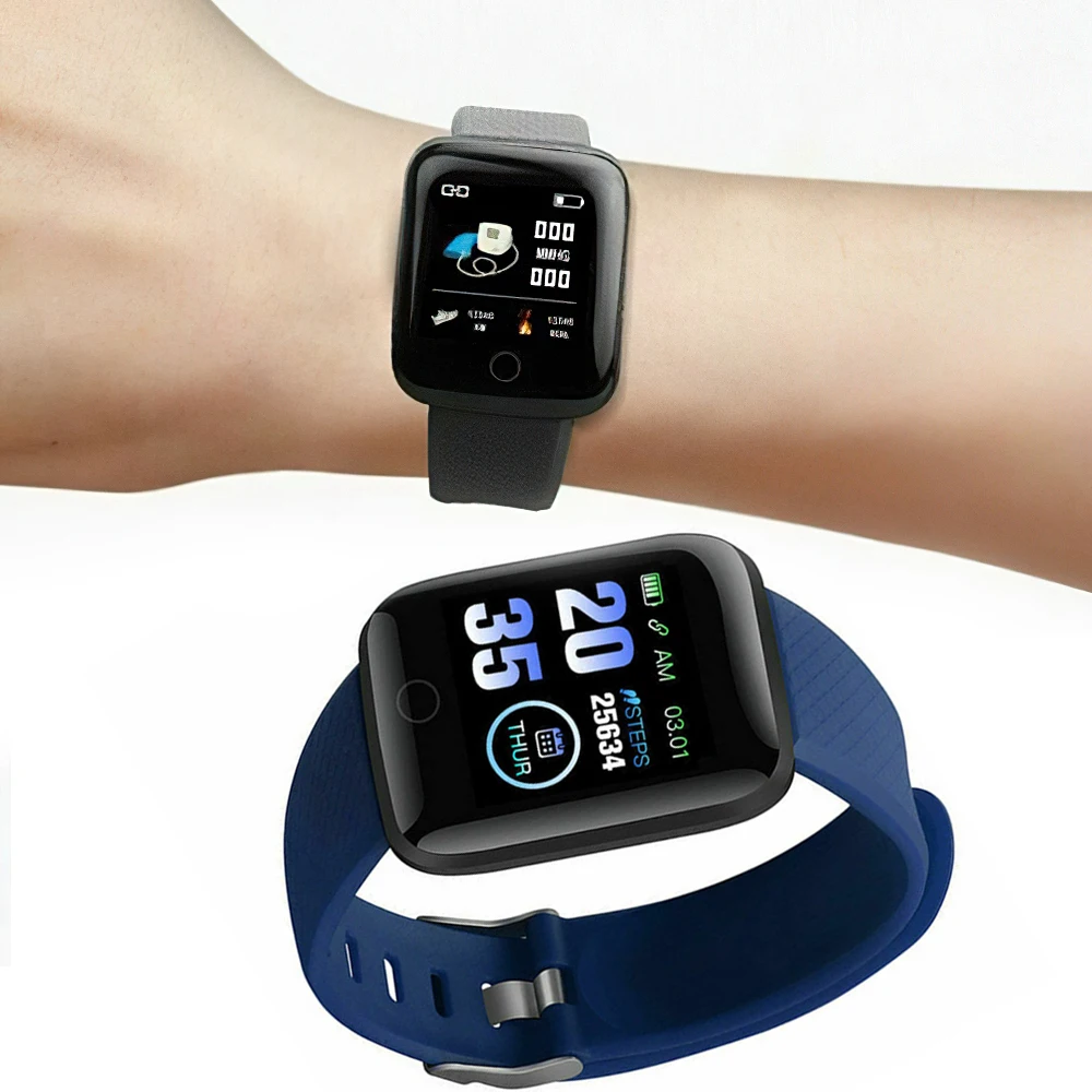 MKX 116 Plus Smart Watch Širdies ritmas, Laikrodžių Apyrankės Sporto Laikrodžiai Smart Kraujo Spaudimas Fitness Tracker Vandeniui Smartwatch