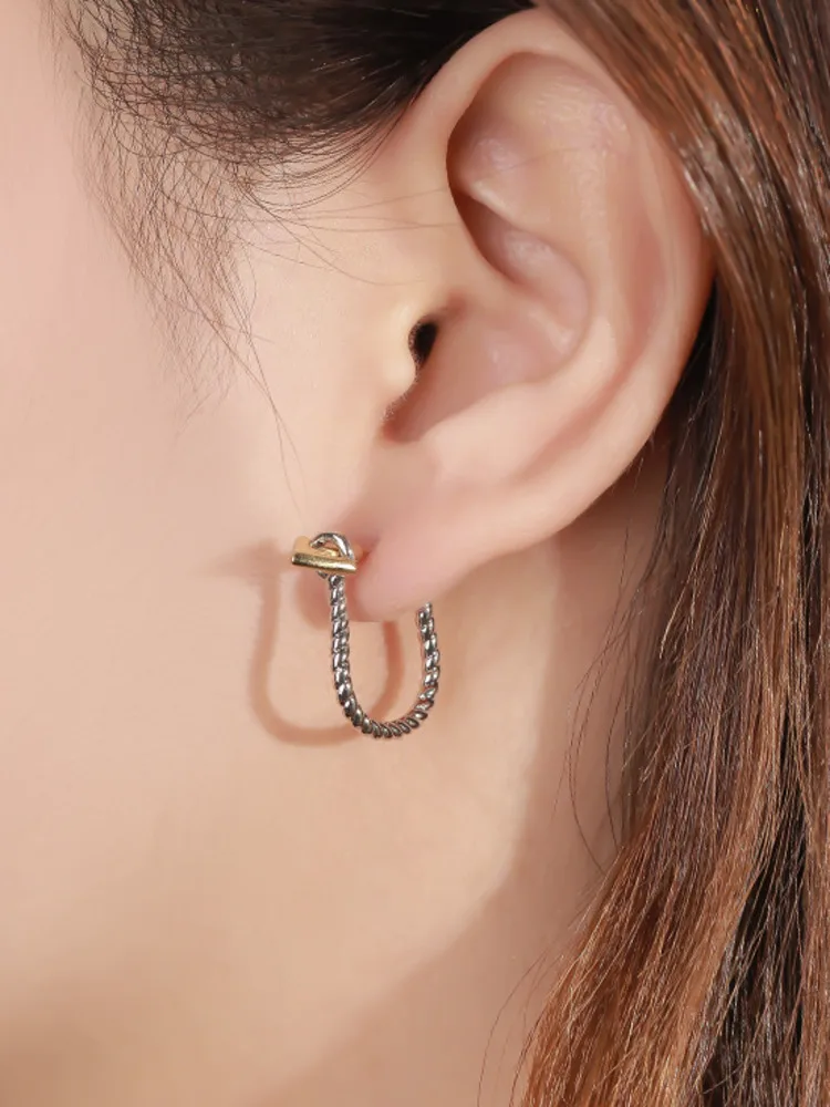 S'STEEL Asmeninį Auskarai Moterims, Sterlingas Sidabro 925 Auskarus Minimalistinė Geometrinių Derliaus Dizaineris Earings Fine Jewelry