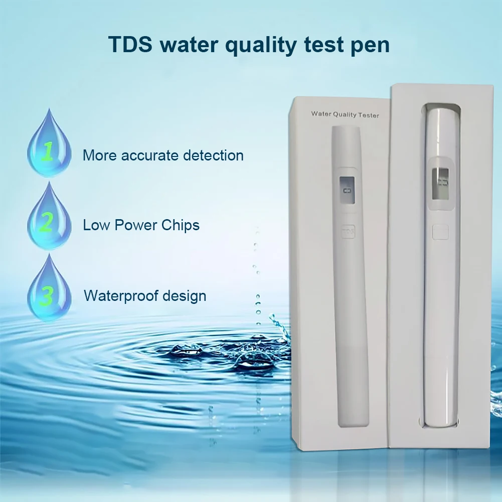 Nešiojamas Skaitmeninis Vandens Kokybės TDS Matuoklis Testeris Pen Vandens Kokybės Analizė Metras Vandens Temperatūra, Apšvietimas, Saulės Testeris