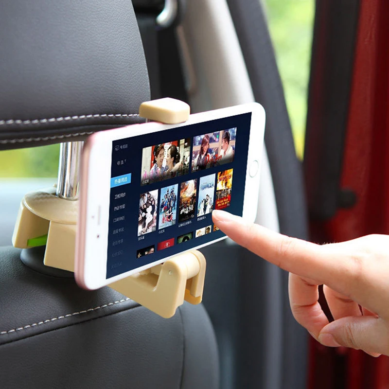 Universalus Automobilio Galinės Sėdynės Pagalvėlės Turėtojas Tablet Kalno Stovi Už Mobiliuosius Telefonus