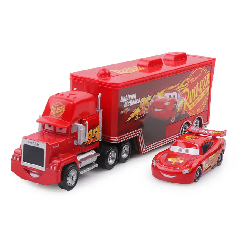 Disney Pixar Cars 2 3 Žaislai Žaibas McQueen Jackson Audra Mack Dėdė Sunkvežimių 1:55 Diecast Modelio Automobilių Žaislas Vaikams Kalėdų Dovana