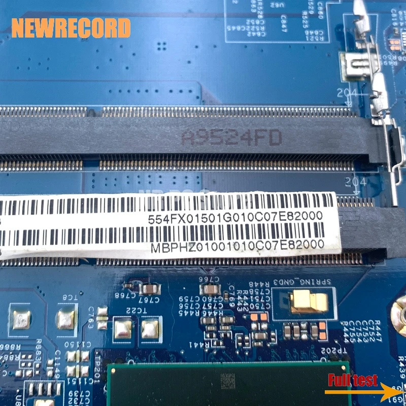 NEWRECORD MBPHZ01001 MB.PHZ01.001 48.4FX04.011 nešiojamojo kompiuterio plokštę Acer aspire 7736z 7736 DDR3 nemokamai CPU pagrindinės plokštės visą bandymo