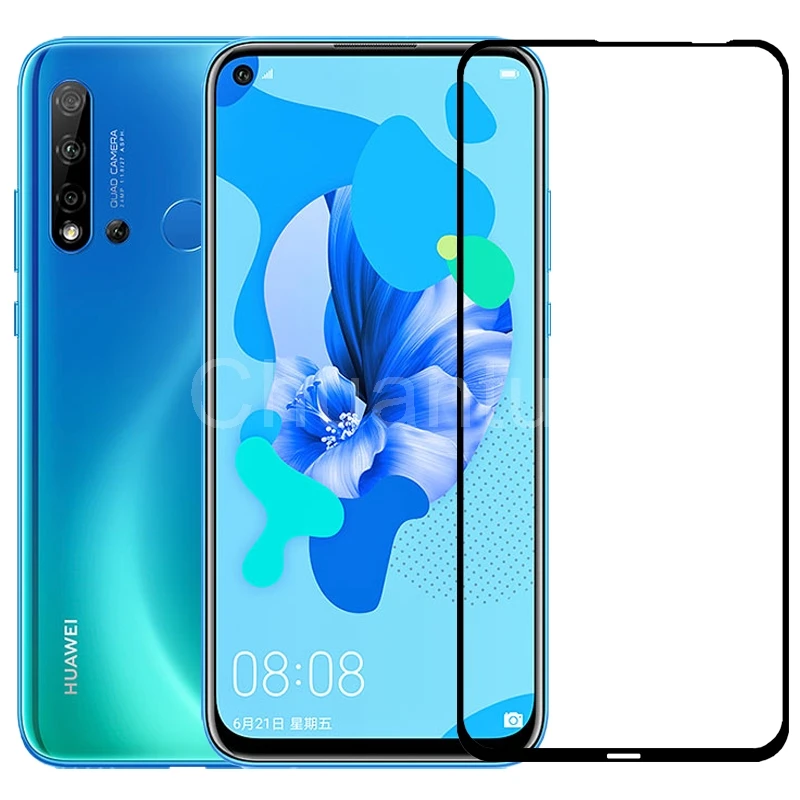 Visiška Ekrano Apsaugos Huawei P20 Lite 2019 Nulio Įrodymas Apsauginės Plėvelės Grūdintas Stiklas Huawei Nova 5i