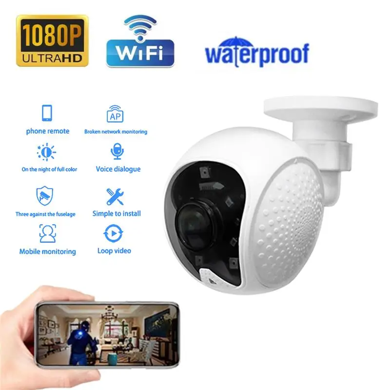 1080P PTZ IP Kamera, Wifi Kamera, Vandeniui 120° Plataus Kampo Stebėjimo Smart Home Tinklo Belaidžio Camaras De Vigilancia Con Wifi