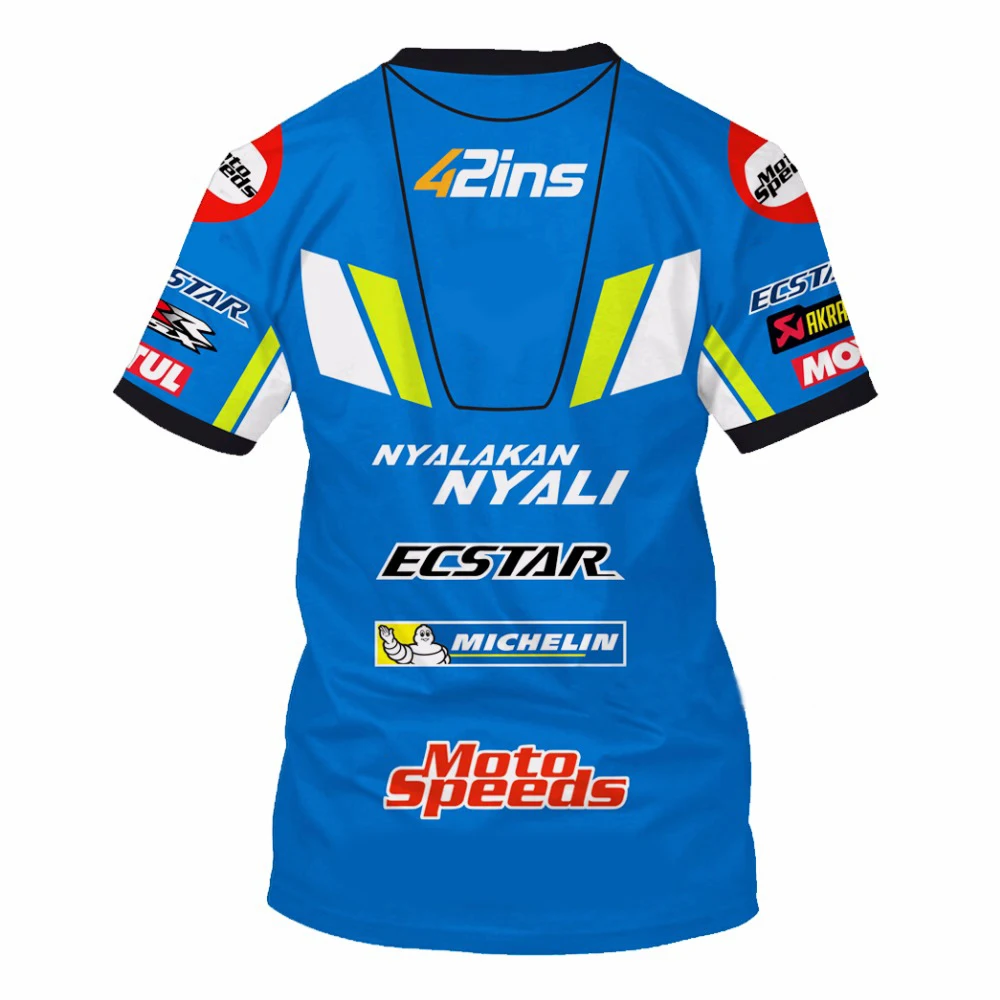 Suzuki 2021 Nauja, T-Shirt Kalnų Kroso Motociklą Greitai-Džiovinimo T-Shirt Sporto Top Prarasti Dideli F1 Racing Team Vienodas