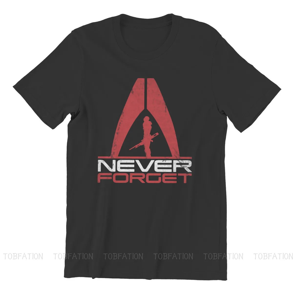 Niekada Nepamirškite, Shep Unikalius Marškinėlius Mass Effect Commander Shepard Asari Žaidimas Aukščiausios Kokybės Kūrybos Dovana, Drabužiai, Marškinėliai Trumpomis Rankovėmis