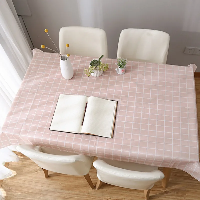Namų staltiesė paprastas stilius keturių spalvų pledas staltiesė naftos-įrodymas, ir plauti-nemokamai PV kavos stalo staltiesė manteles de mesa