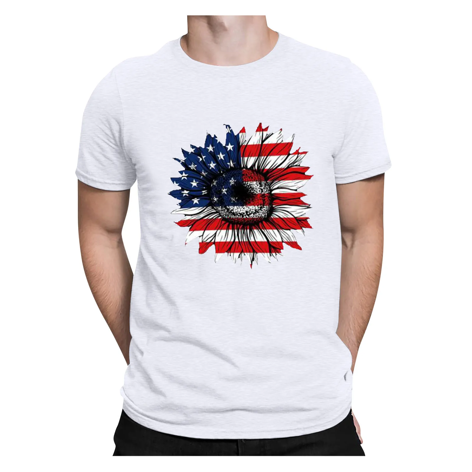 Vyriški Vasaros 3D Skaitmeninis Spausdinimas Nepriklausomybės Diena marškinėliai trumpomis Rankovėmis Palaidinė Vyrų Nepriklausomybės Dienai Spausdinti trumpomis Rankovėmis Palaidinė