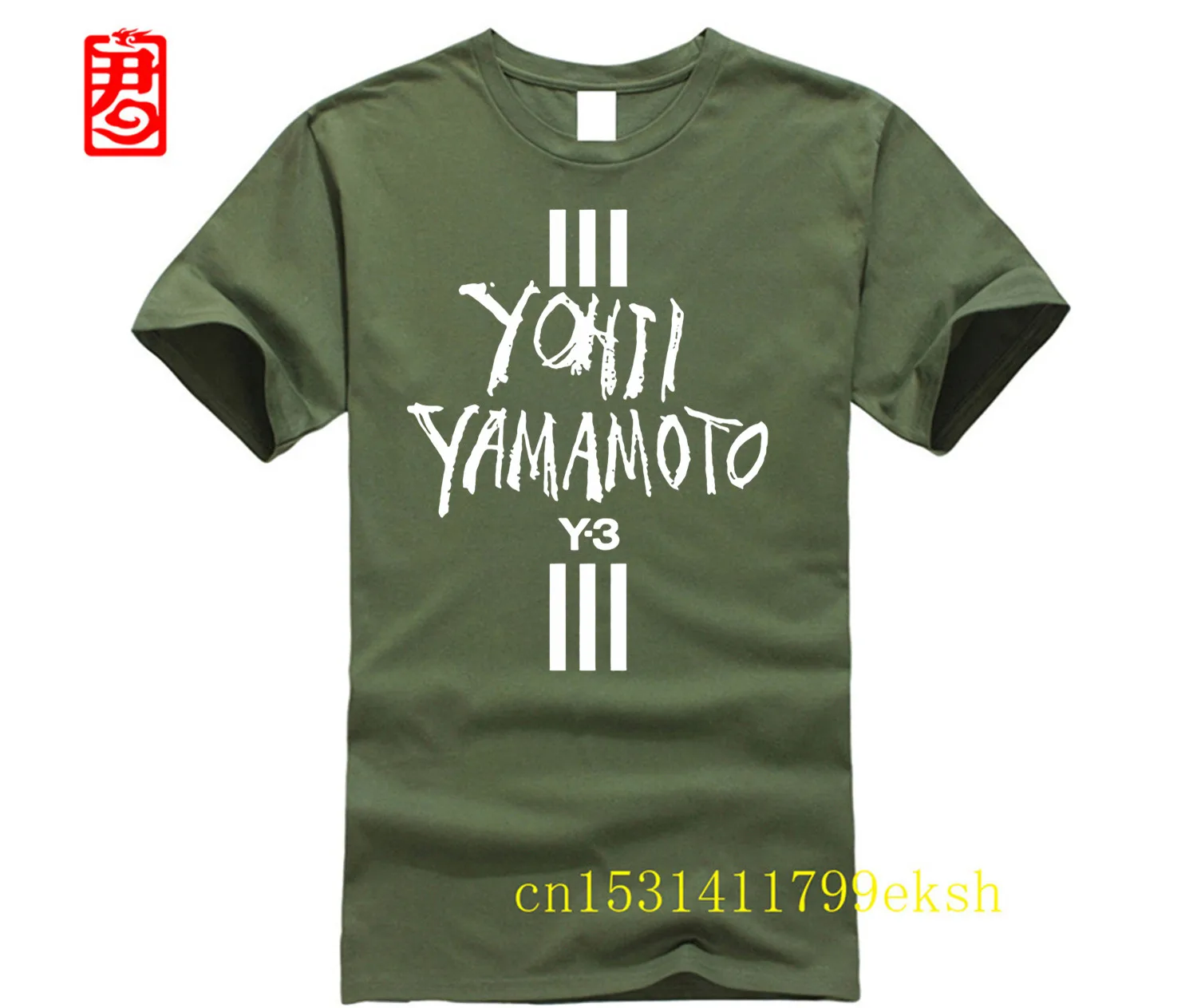 Yohji Yamamoto 3Y Logotipas Klasikiniai Marškinėliai 2021 Naujausias Vasaros vyriškų Populiarus Tees Marškinėliai Topai Naujų Unisex