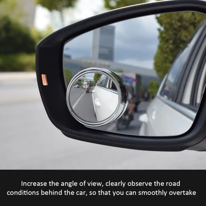 Pora 2vnt Automobilių Veidrodėliai HD Išgaubtas Veidrodis Blind Spot Auto galinio vaizdo Veidrodis 360 Laipsnių Plataus Kampo Transporto priemonių Stovėjimo išoriniai