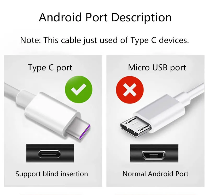 USB C Tipo Kabelis, Kraunama USB C Duomenų Laidas Usb-C Įkroviklis, Skirtas Samsung S9 S10 S8 Xiaomi MI 8 A2 Redmi 7 Pastaba Tipo C Kabelio