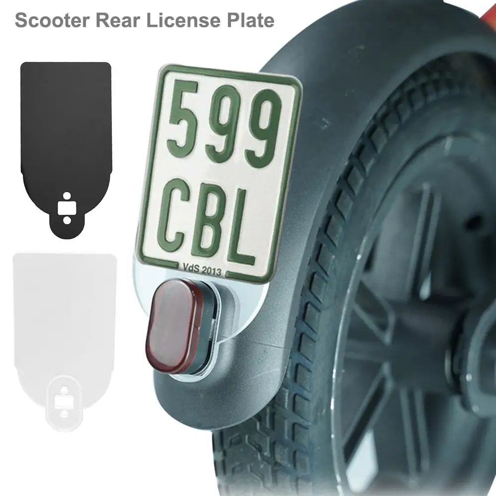 Scooter Licencijos Plokštės Plastiko Numerio Plokštelės Laikiklį Įspėjamasis Ženklas Xiaomi M365 Motoroleris, Aukšta Kokybė, Greitas Pristatymas