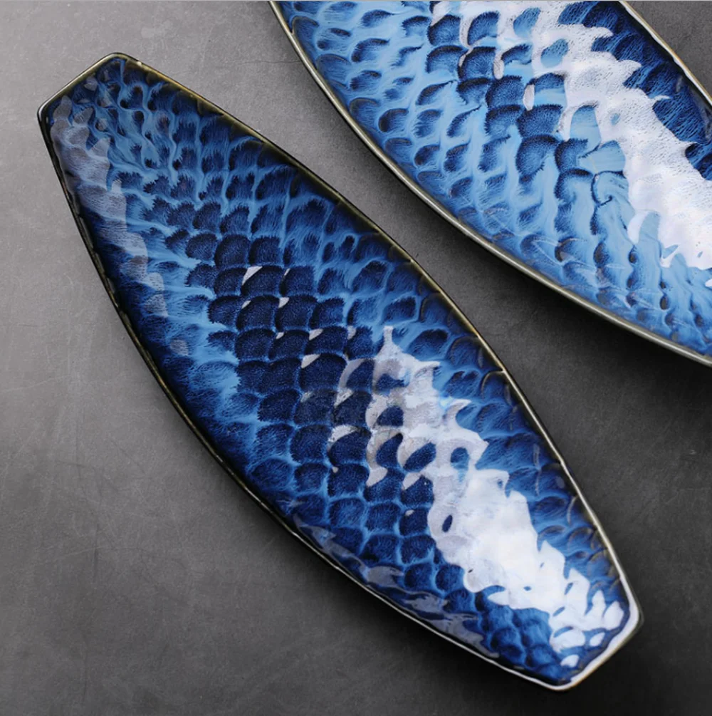 Kūrybos Japonų Keramikos Patiekalas Žuvų Plokštė Specialūs Indai Valtis Plokštės, Aptarnaujančių Patiekalas Suši Plokštė, Virtuvės Reikmenys