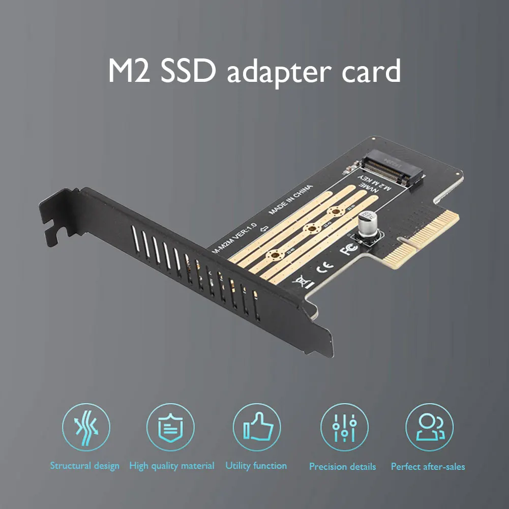 M. 2 NVMe 2280 2260 2242 2230 SSD į PCIe PCI Express Kompiuterio, KOMPIUTERIO Komponentai, Priedai, 3.0 X4 Didelės Spartos Adapteris
