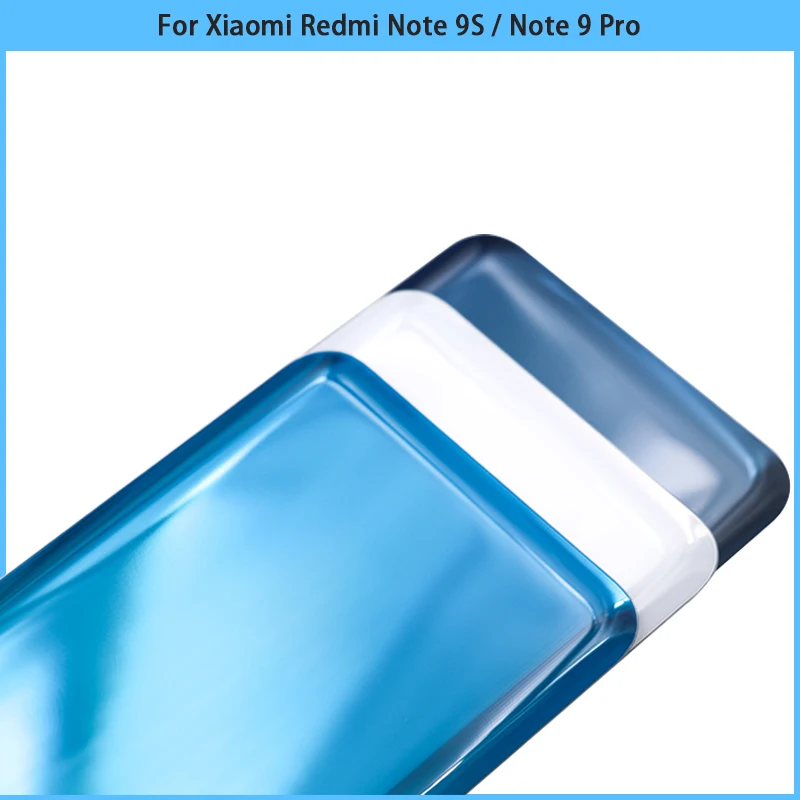 Nauja Xiaomi Redmi Pastaba 9S / 9 Pastaba Pro Baterijos Dangtelis Durys Galinio Stiklo Būsto Atveju Galinį Dangtelį Pakeisti Note9 Pro