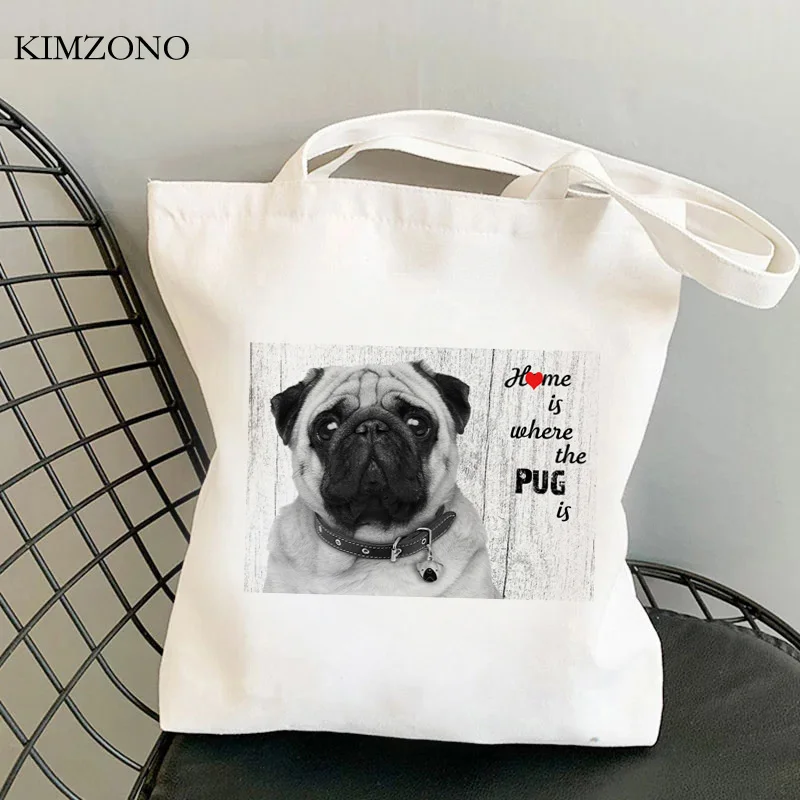 Šuo pirkinių krepšys medvilnės daugkartinio naudojimo shopper bolso bolsa bolsas de tela maišą nešti audinio cabas