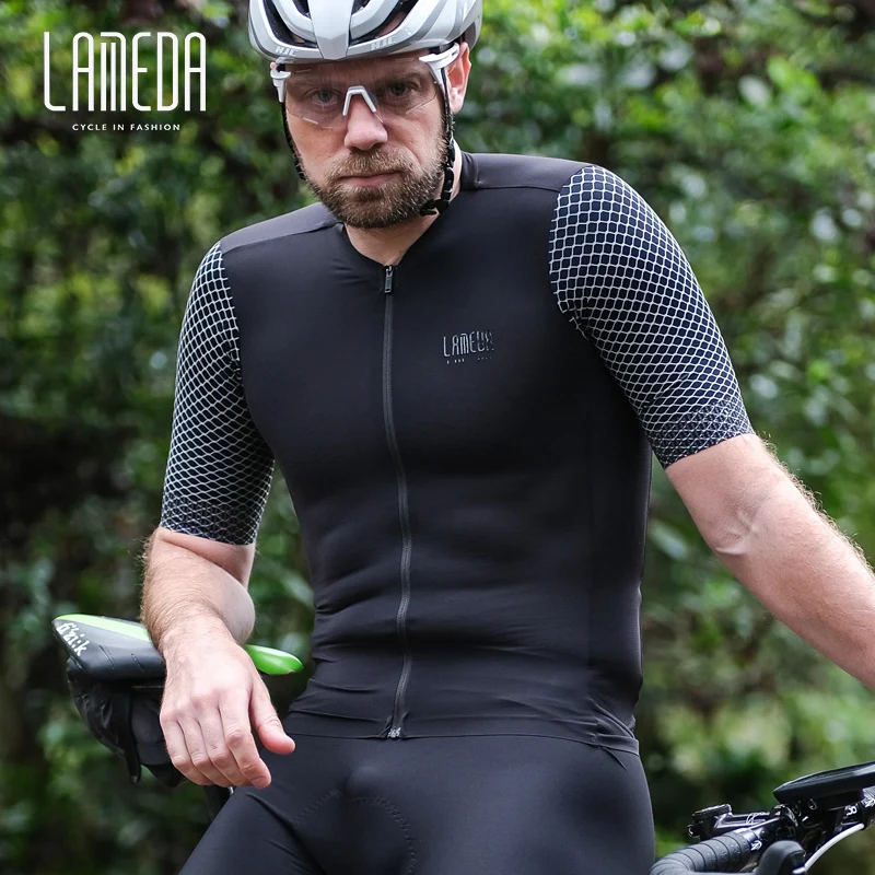 LAMEDA 2021 naujas dviračių atšvaitais drabužiai, vyriški trumparankoviai vasaros greitai-džiovinimo drabužiai kelių kalnų dviračiais drabužių viršų