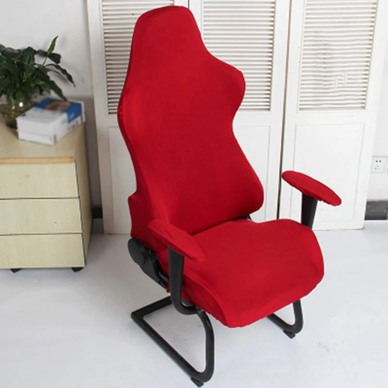 Spandex Žaidimų Kėdė Padengti Aukštos Elastinga Žaidimų Fotelis Biuro Kompiuterio Kėdė Sėdynių Užvalkalai Kėdžių Užvalkalai