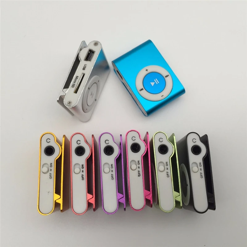 2019 Naujas Stilingas Veidrodis Nešiojamasis MP3 Grotuvas, Mini Clip MP3 Grotuvas Walkman Sport Mp3 Muzikos Grotuvas Dropshipping