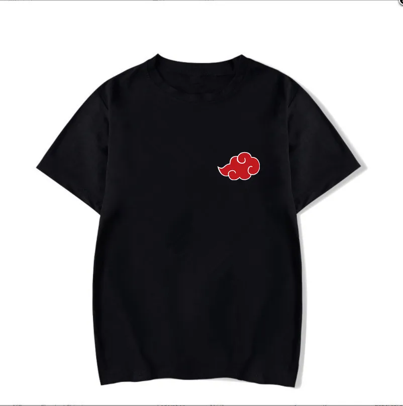 Medvilnės marškinėliai Japonijos Anime Cloud Print t-shirts Streetwear Trumpas Rankovės Tshirts 2021 Vyrų, Moterų Atsitiktinis Negabaritinių Marškinėliai, Topai