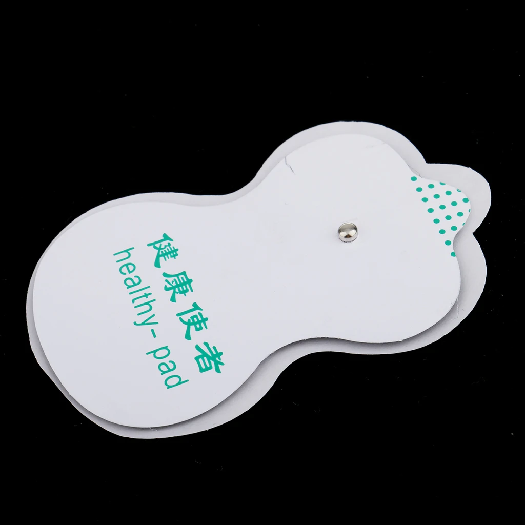 10 Porų Daugkartinio naudojimo Pakeitimo Pagalvėlės Elektrodų Masažo Lopai Akupunktūra Skaitmeninis Terapijos Massager Mašina Sticky Pad