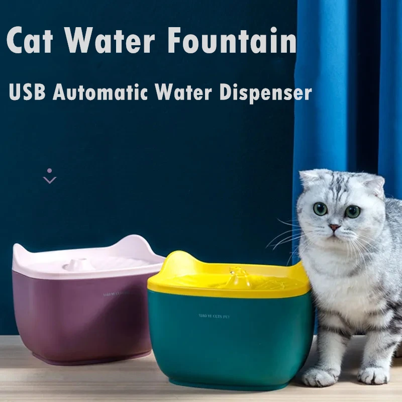 Katė Fontanas Šuo vandens rezervuarą Pet USB Automatinis Vandens Dozatorius Naminių Kačių Smart Elektrinis Vandens Tiektuvas Balionėlis