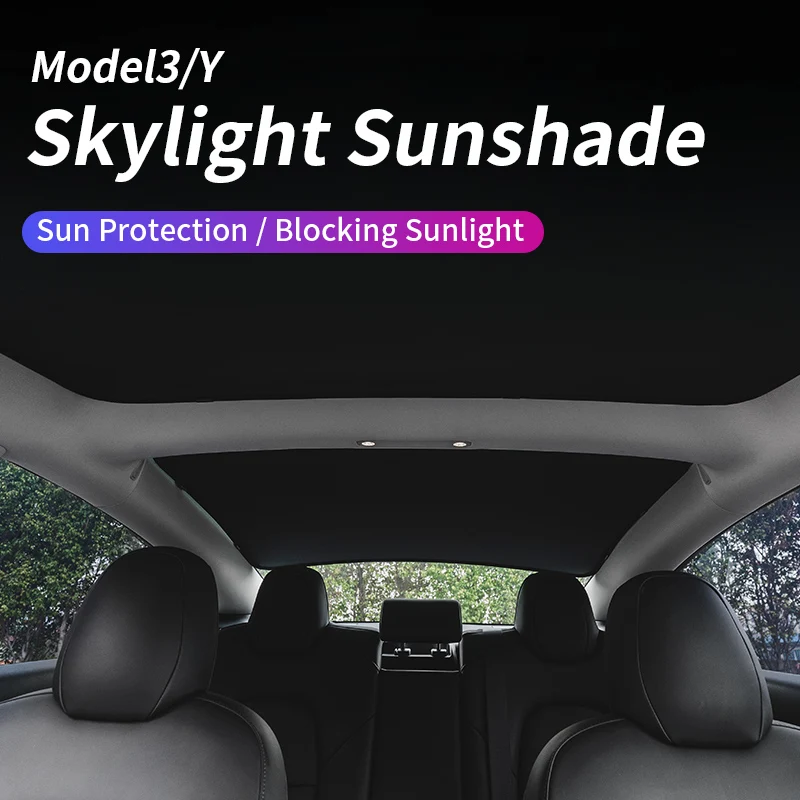 NAUJAS Atnaujinti Saulės Atspalvių Stiklinis Stogas skėtį nuo saulės už Tesla Model 3 19-21/modelis Y Priekiniai Galiniai Stoglangis prekinis, galinis Stiklo Stoglangis Aklas Spalvinimas