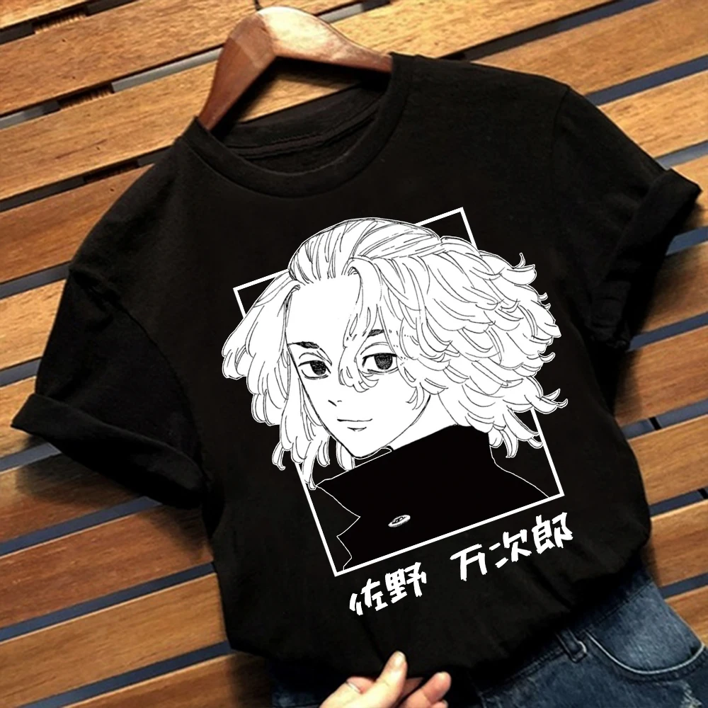 Tokijo Revengers Print T-marškinėliai Vyrams, Moterims Vasaros 2021 Grafinis Tees Juokingi Marškinėliai Prarasti Įgulos Kaklo Viršūnes Harajuku