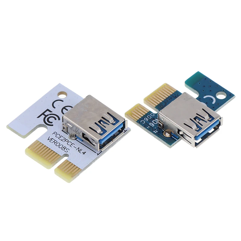USB 3.0 PCI-E 1X iki 16X ilgiklis Kasybos PCI-E Pratęstas Linija Kortelės Adapteris