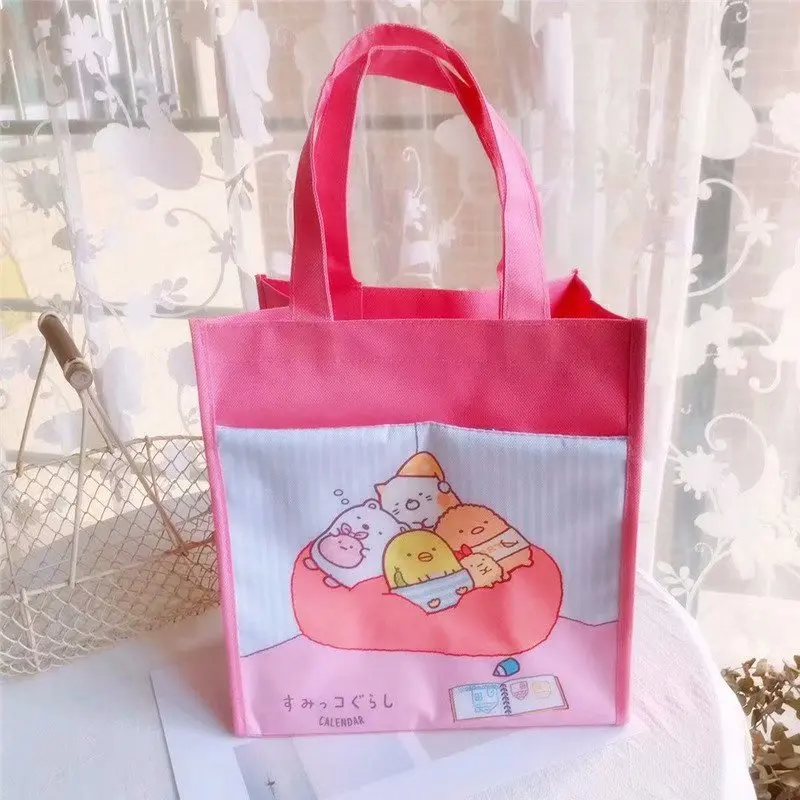 Naujas mielas animacinių filmų Sumikko Gurashi Sutirštės vandeniui trimatę animaciją pietūs maišą priešpiečių dėžutė įvairenybės krepšys