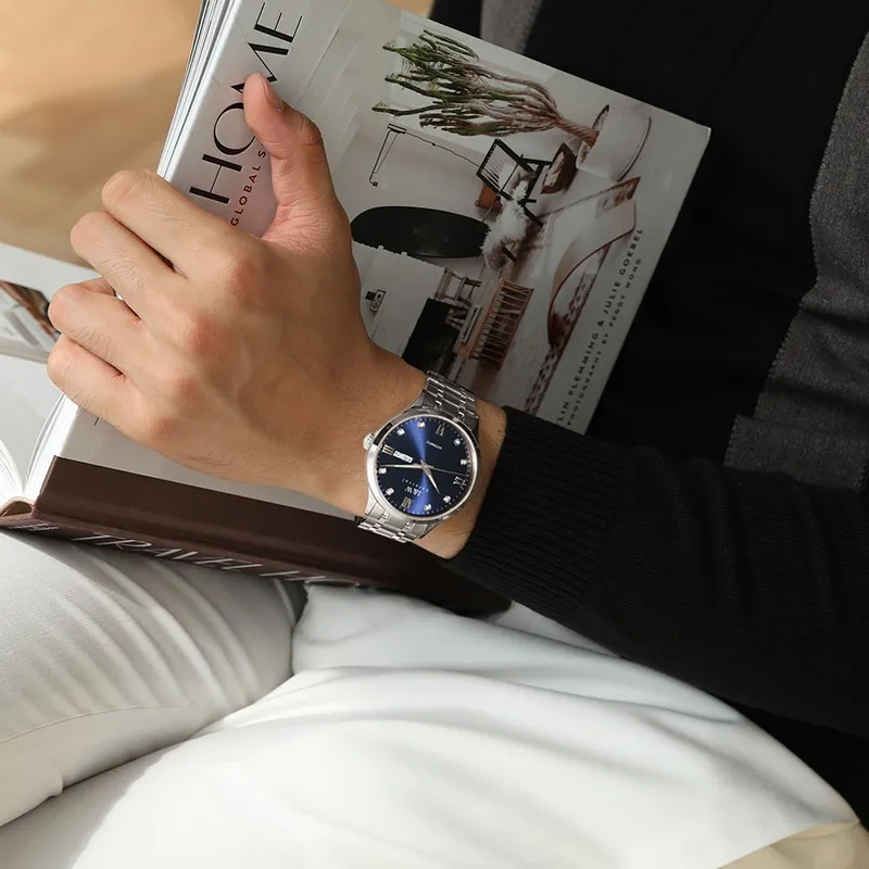 Šveicarijos I&W Naujas Vyrų Mechaninė Prabangus Laikrodis SEIKO Judėjimo Automatinis laikrodis Safyro Stiklas AAA Žiūrėti Vyrams Erkek Kol Saati