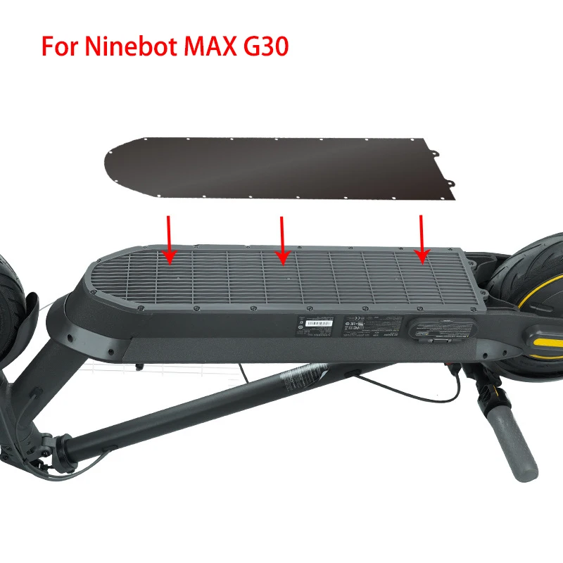 Už Ninebot MAX G30 Elektrinis Motoroleris, Apačioje Baterijos Dangtelio Anti-Susidūrimo Guard Važiuoklės Apsaugoti Nerūdijančio Plieno Priedai Plokštė
