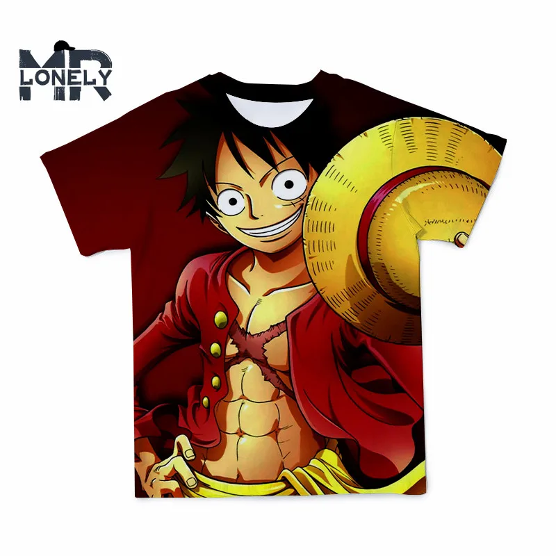 2021 3D Marškinėlius Vyrams trumpomis Rankovėmis One Piece Anime Spausdinimo T-Shirt Juokinga O-Neck T Shirt Tėvų ir Vaikų, Vyrų Drabužių Dydį,