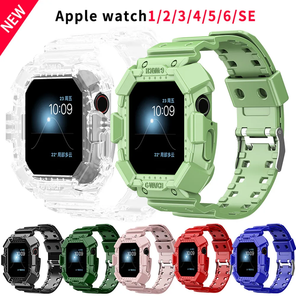 Naujas Šarvai Shell Diržu, Apple Watch Band 6 5 SE 44mm 40mm Apyrankė IWatch Serijos 4 3 38mm 42mm Silikono Sporto Watchbands