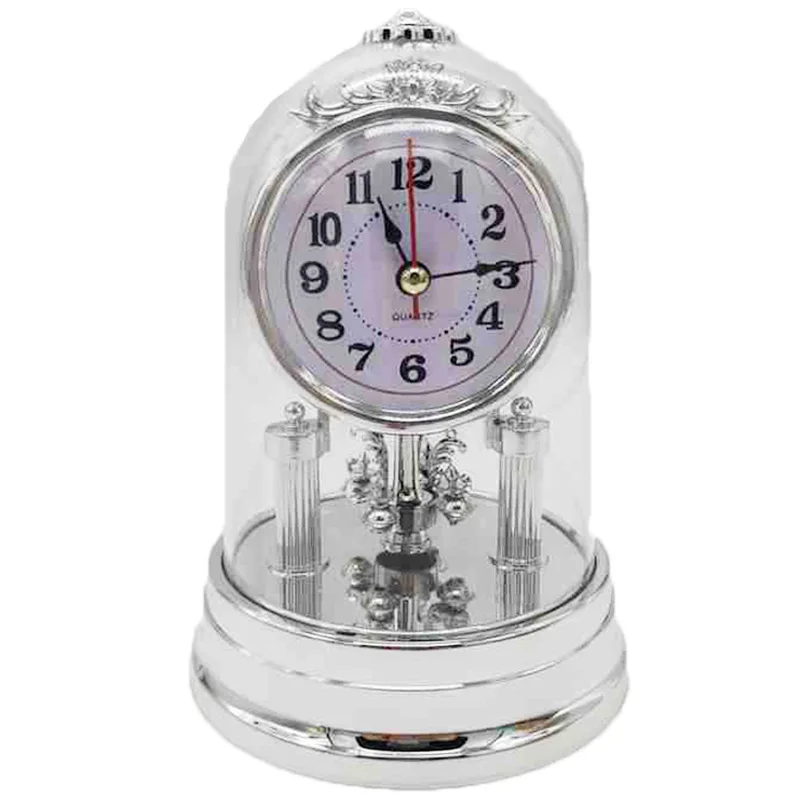 Europos Retro Stiliaus Stalo Laikrodis su Baterija Kambarį Laikrodis Senovinis Begarsis Stalinis Laikrodis Office Žadintuvas Namų Puošybai