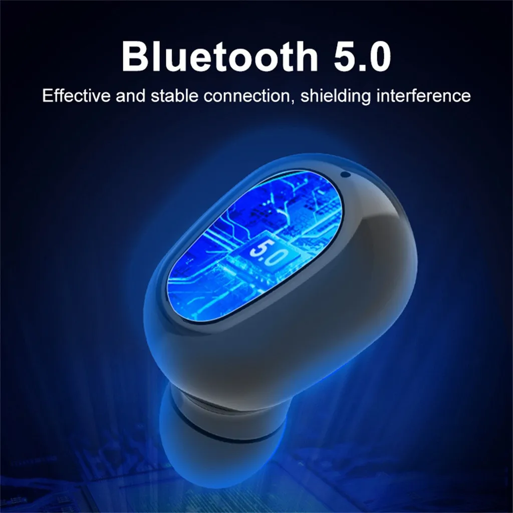 Tws Belaidės Mini Ausinės Bluetooth 5.0 Sporto Nešiojamosios Laisvų Rankų Įrangos Įkrovimas Dėžutė Su Mikrofono Vandeniui Ausines Žaidimų Sporto