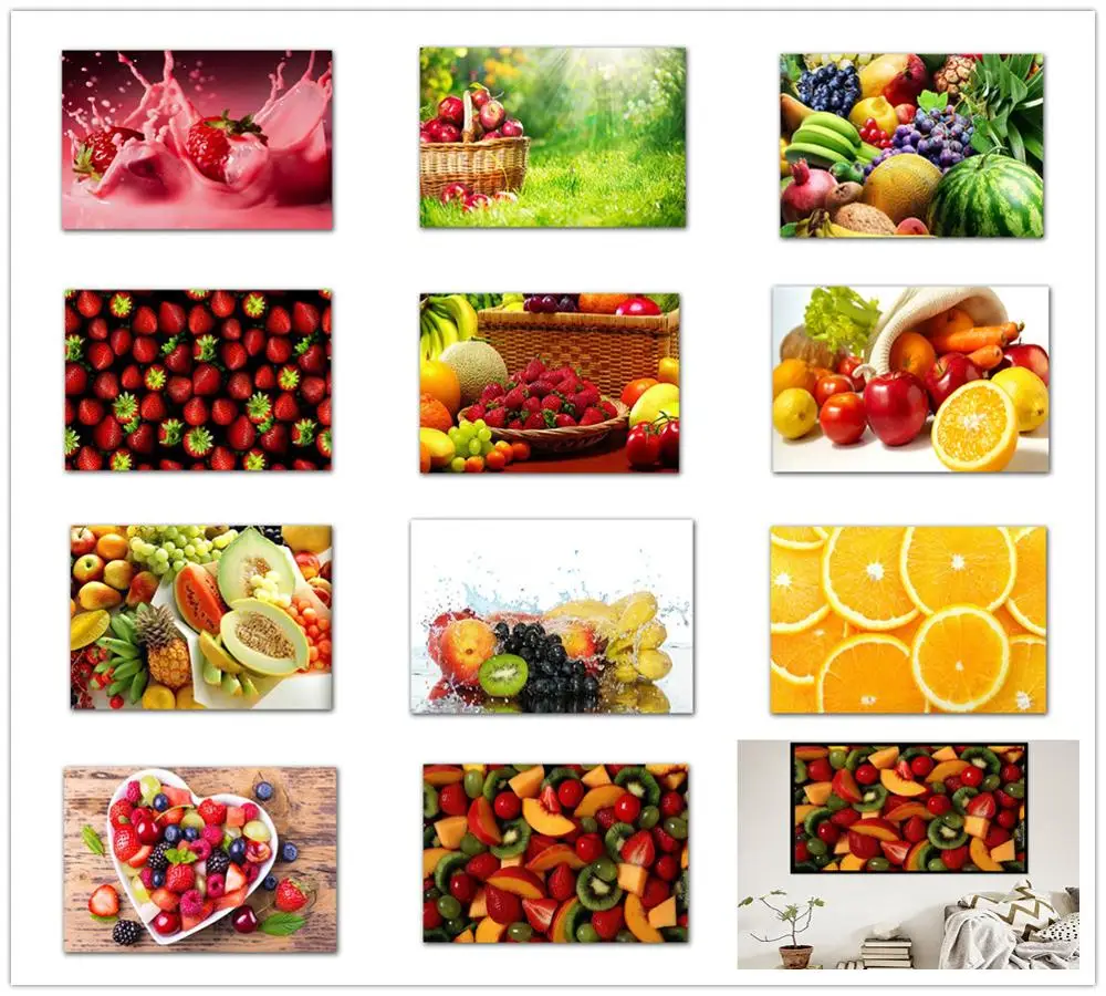 Vaisių ir Daržovių Nuotrauką 5D 