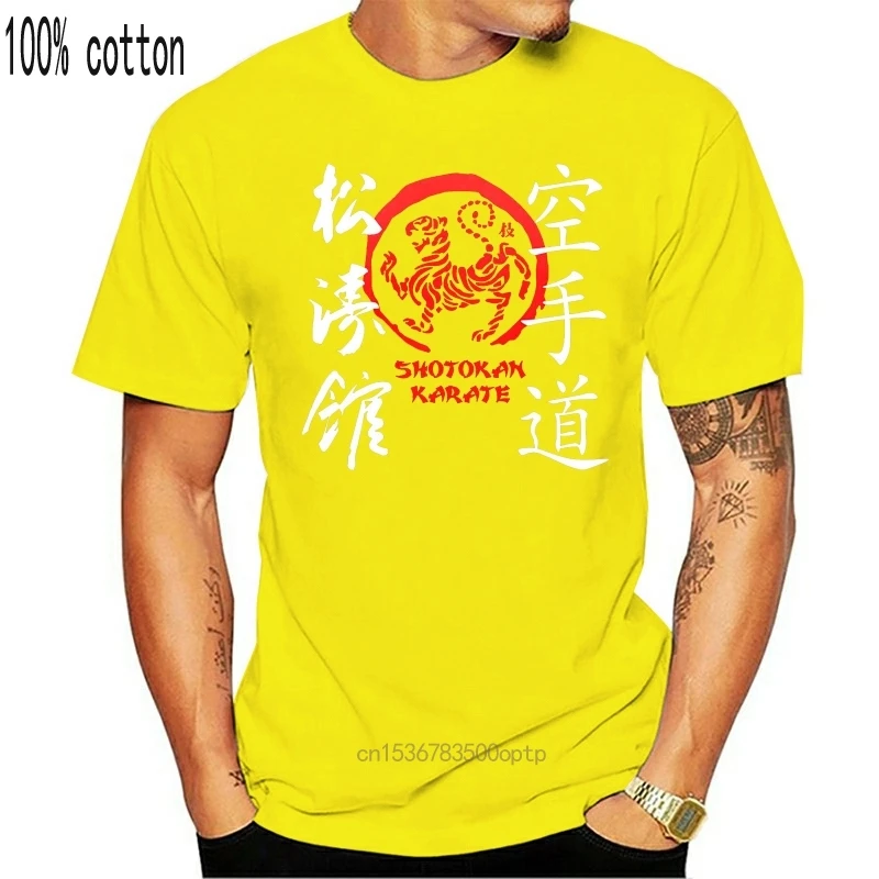 Naujasis Japonijos Japonų Kanji Shotokan Karatė Dodžio Maišyti Kovos Menai T-Shirt Teefor Vyrų 2019 Naujas Trumpas Rankovės Vyrų Slim Fit Marškinėliai