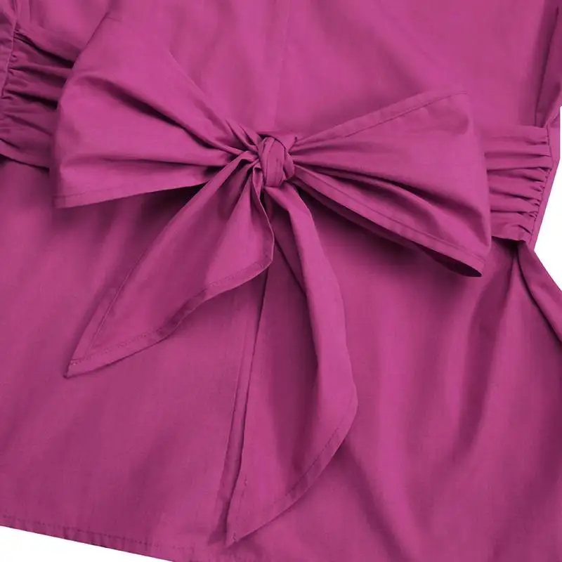 Mados Lankas moteriški Marškinėliai 2021 Celmia Pavasario Sluoksniuotos Rankovėmis Elegantiškas Office Lady Palaidinės Seksualus V-Kaklo Tunika Viršūnes, Atsitiktinis, Kietas Blusas