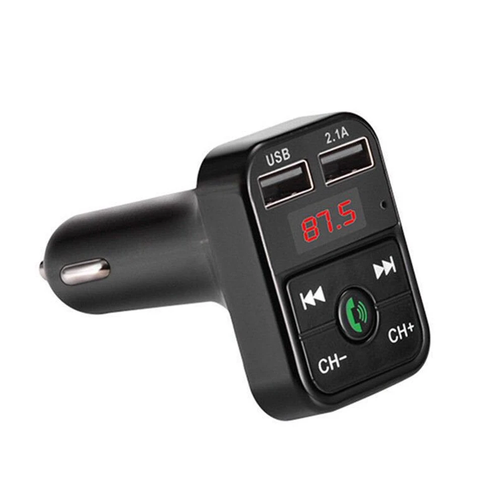 LED FM Siųstuvas Bluetooth suderinamo Automobilinio rinkinio su MP3 Belaidis Automobilinis Įkroviklis 2.1 2 Port USB Radijas, MP3 Muzikos Grotuvas