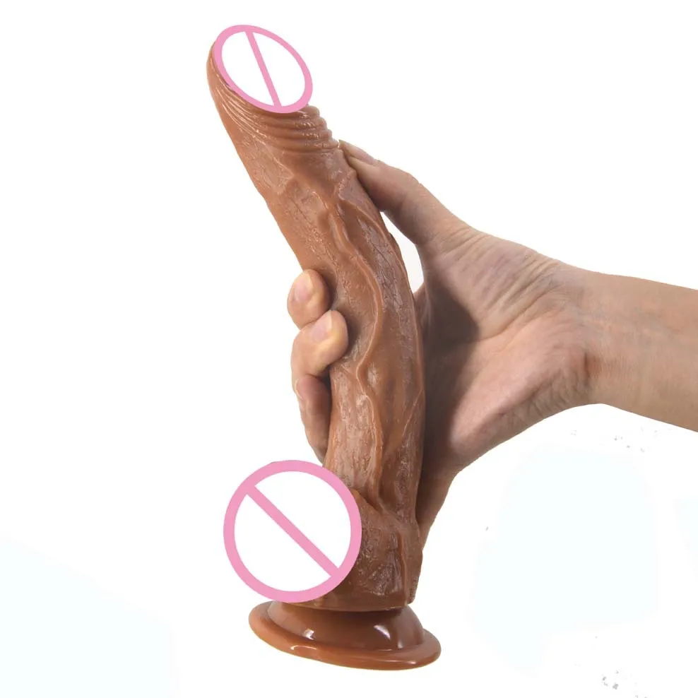 Želė Medicininio Silikono Realus Odos Didžiulis Dildo Moterų Dirbtinį Falą Penis Penis Su Siurbtuko Suaugusiųjų Sekso Žaislai Produktas