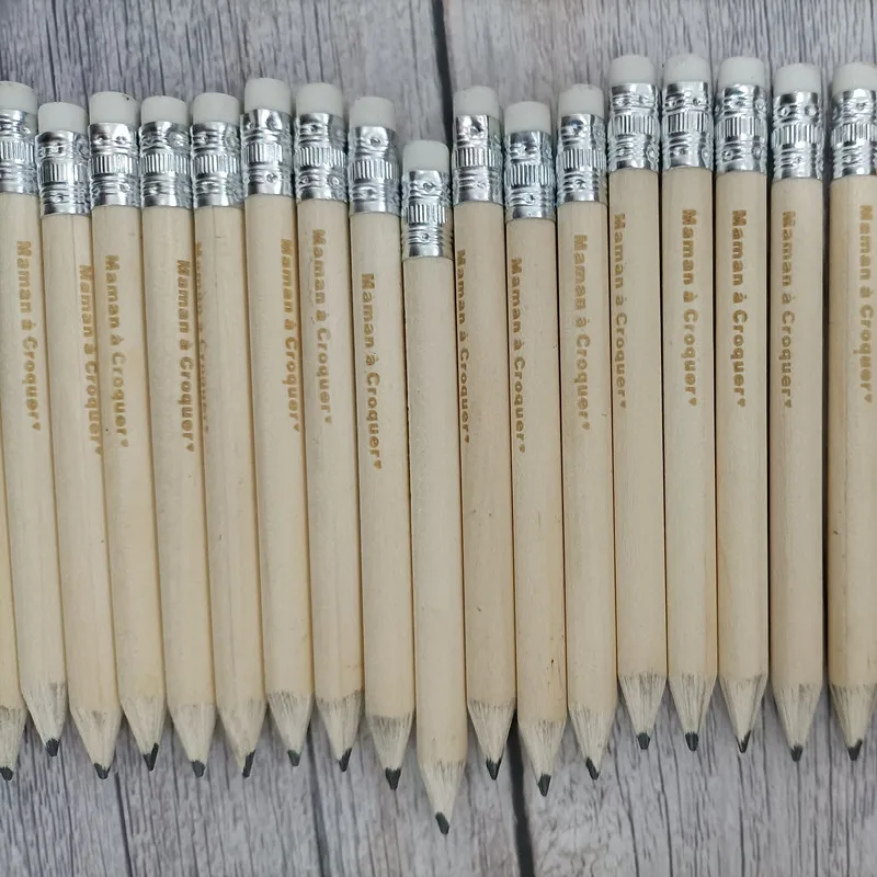 Custom Mediniai Pieštukai Mini 10cm Pieštuku, Išgraviruotas Asmeninį Tekstą Kaimiškas Vestuvių Dekoro Svečių Knygoje Pieštuku šalis