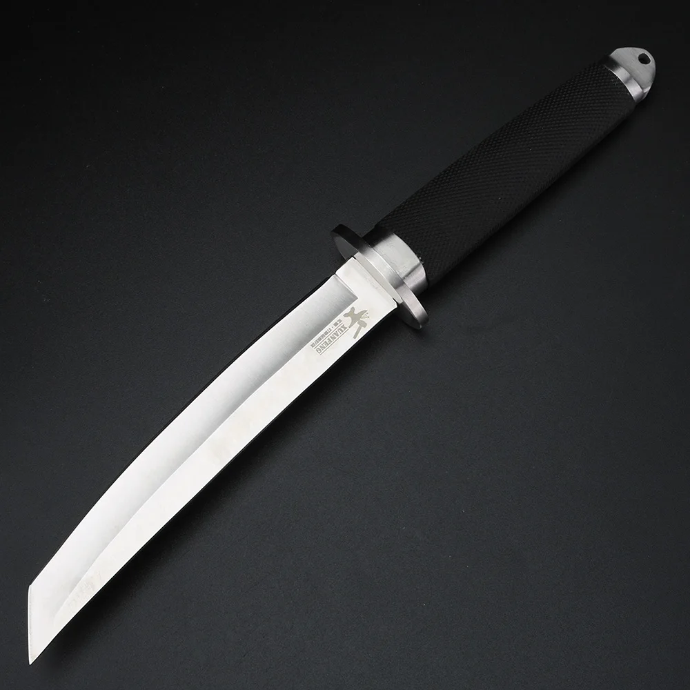 XUANFENG Lauko išgyvenimo peilis Japonijos plieno 9CR18Mov ABS juoda rankena Kempingas Medžioklės Žygis surinkimo dovanos