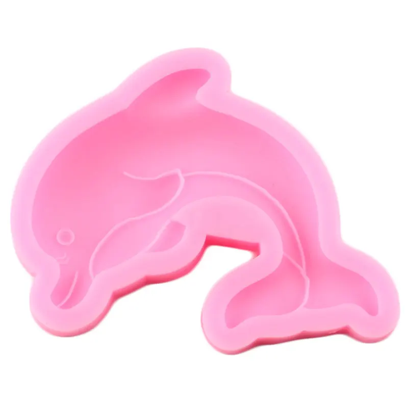 3D Gyvūnų Delfinų Silikono Formos Tortas Dekoravimo Priemonės, minkštus saldainius, Šokolado Gumpaste Saldainiai Formų Polimero Molis Dervos Muilo Formų