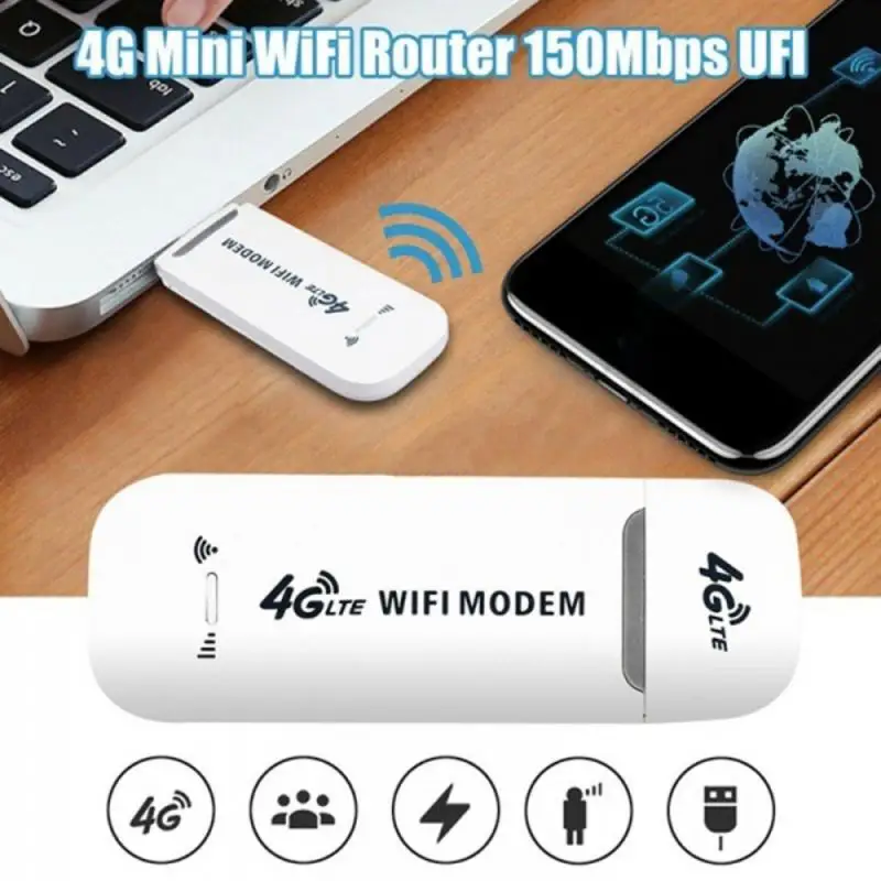 Atrakinta LTE 4G Maršrutizatorių Kortelės Duomenų USB 3G Wifi Bevielio ryšio Automobilių Plačiajuosčio Modemo Stick Mobile Mini Hotspot/Dongle Pоутер 