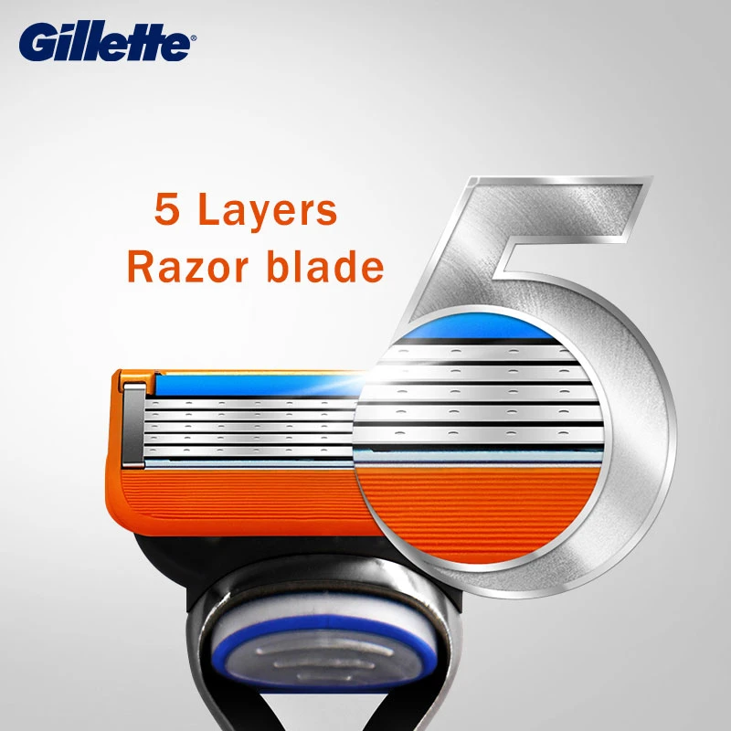Gillette Fusion 5 Skutimosi Tiesiai Skustuvas Vyrams Keičiamų 5 Sluoksniu Skustuvų Peiliukai Rankinis Kasetės Barzdaskutė 2 Originalus Peilis