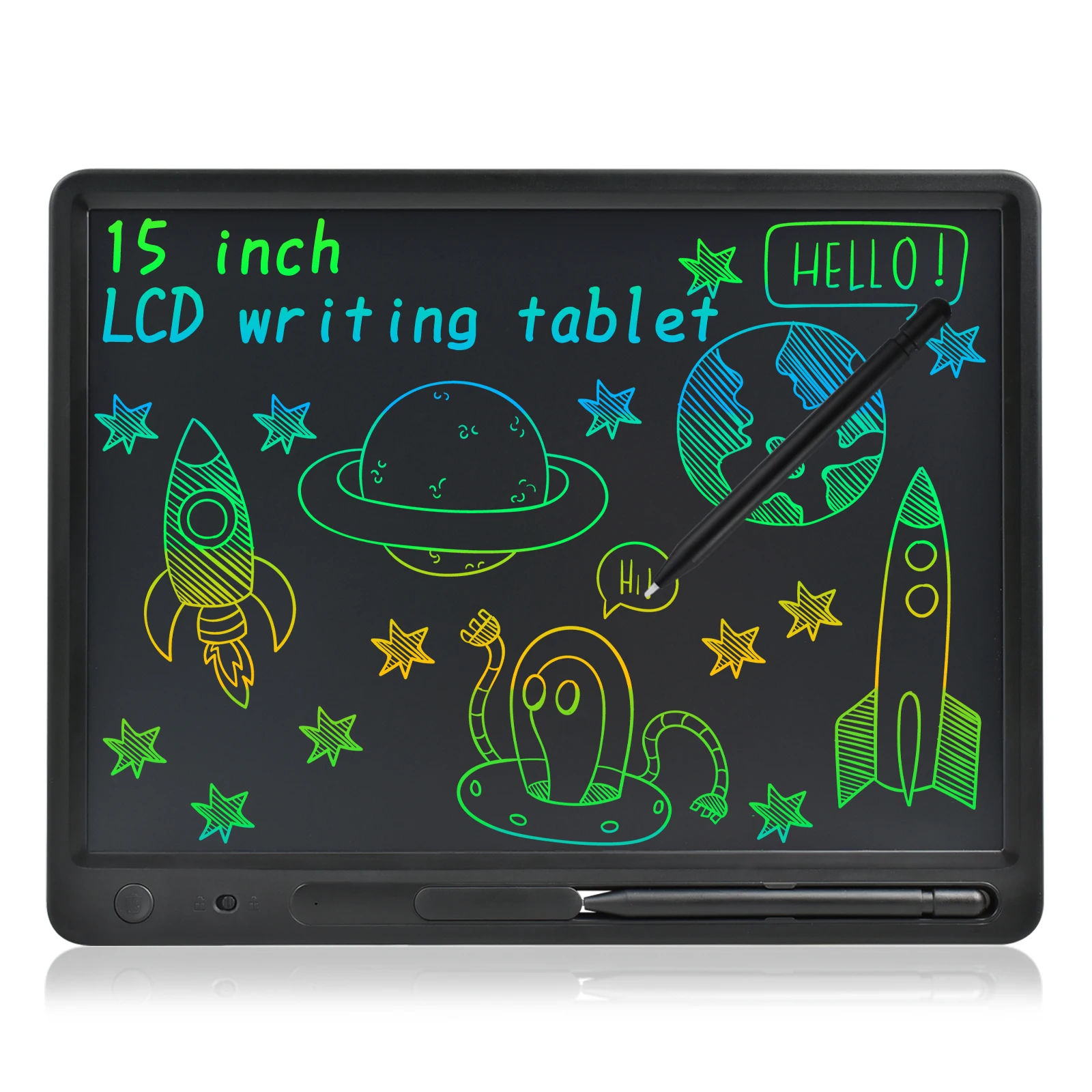 10 ir 15 Colių Pločio Dydžio LCD Raštu Tabletė Elektroninės Grafikos Bloknotas Office Memo Lentos Suaugusiųjų Verslo Notepad Vaikų Piešimo Žaislai