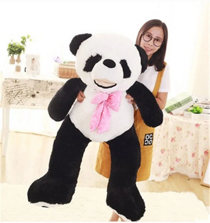 Kinijos Panda Bear Pliušinis Minkšti Žaislai, Lėlės Dovana Milžinišką Milžiniškus Iškamšos, Pūkuotas Panda 2021